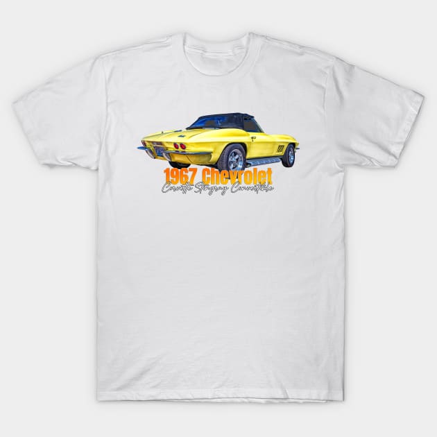 1967 Chevrolet Corvette Stingray Convertible T-Shirt by Gestalt Imagery